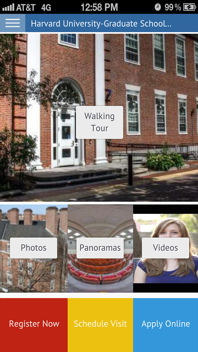 Emulate iPhone app Harvard GSE using MyAndroid Emulate iPhone app Harvard GSE using MyAndroid