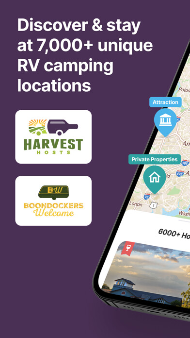 Emulate iPhone app Harvest Hosts - RV Camping using MyAndroid Emulate iPhone app Harvest Hosts - RV Camping using MyAndroid