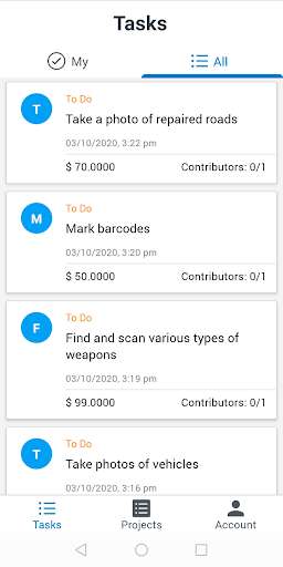 Run android online APK Harvesting from MyAndroid or emulate Harvesting using MyAndroid
