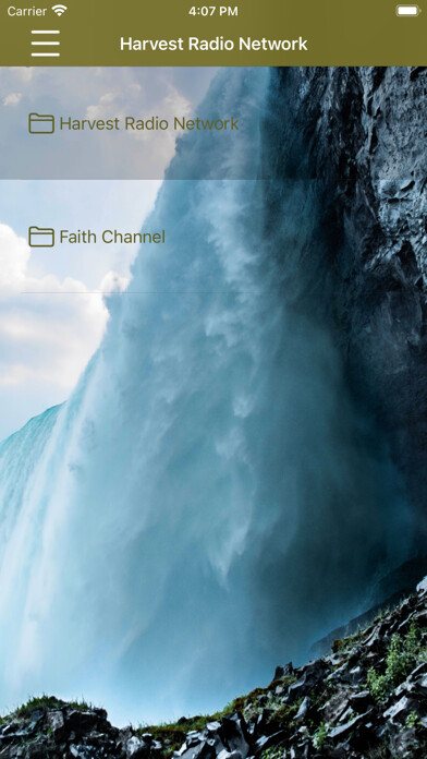 Emulate iPhone app Harvest Radio Network using MyAndroid