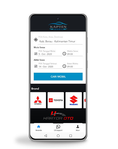 Run android online APK Haryda Oto: Kapten Mobil from MyAndroid or emulate Haryda Oto: Kapten Mobil using MyAndroid
