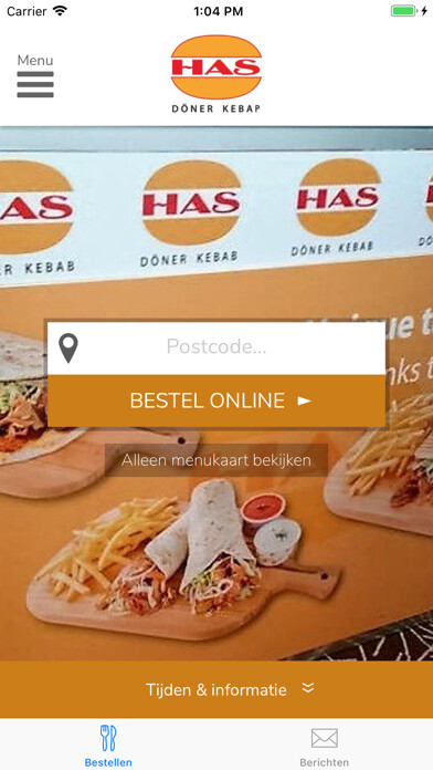 Emulate iPhone app Has Döner Kebap (Rotterdam) using MyAndroid Emulate iPhone app Has Döner Kebap (Rotterdam) using MyAndroid