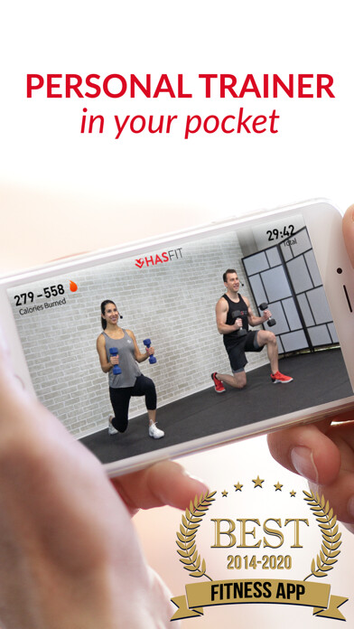 Emulate iPhone app HASfit: Home Workout Routines using MyAndroid