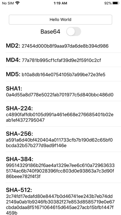 Emulate iPhone app Hash Algorithm Generator using MyAndroid Emulate iPhone app Hash Algorithm Generator using MyAndroid
