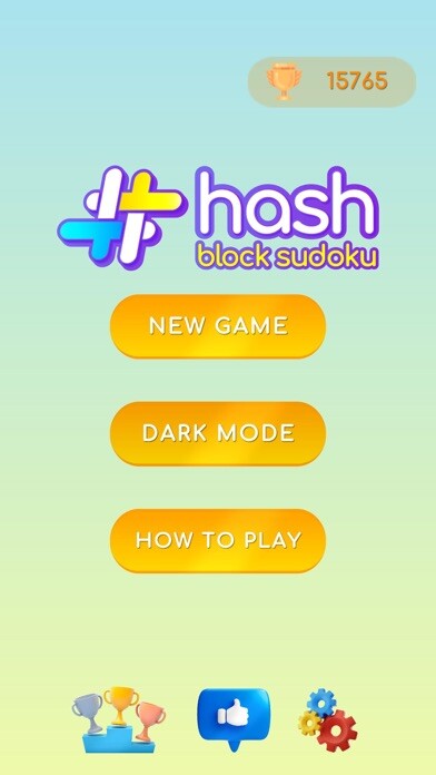 Emulate iPhone app Hash Block Sudoku using MyAndroid