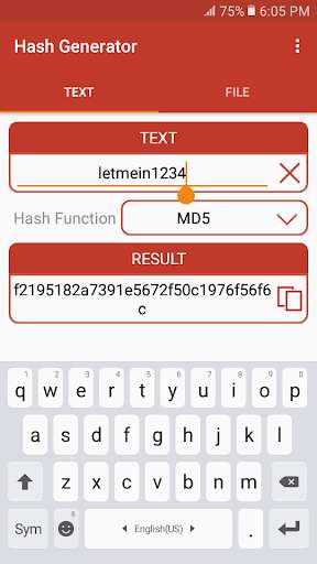 Run android online APK Hash Generator - Checksum Calculator from MyAndroid or emulate Hash Generator - Checksum Calculator using MyAndroid