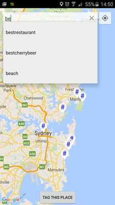 Emulate Android APK HashMap - hashtag your places Emulate Android APK HashMap - hashtag your places