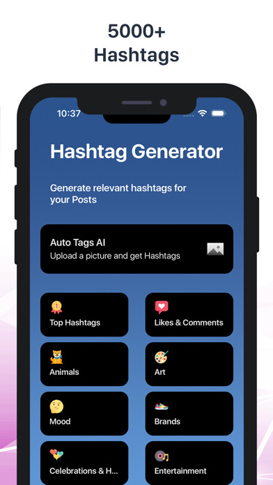 Emulate iPhone app Hashtag Generator Pro+ using MyAndroid Emulate iPhone app Hashtag Generator Pro+ using MyAndroid