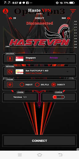 Run android online APK HasteVPN Core II from MyAndroid or emulate HasteVPN Core II using MyAndroid
