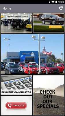 Emulate Android APK Hatcher Chevrolet Buick GMC