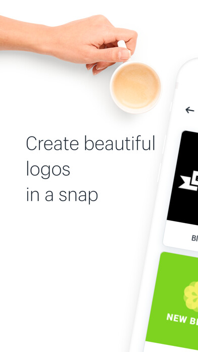 Emulate iPhone app Hatchful - Logo Maker using MyAndroid