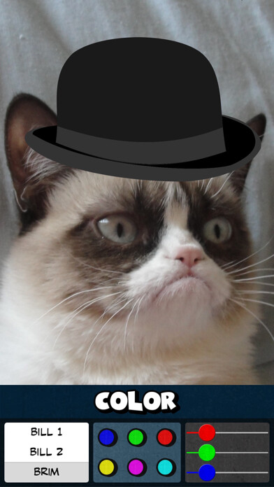 Emulate iPhone app Hat Color Stickers using MyAndroid Emulate iPhone app Hat Color Stickers using MyAndroid