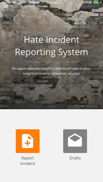 Emulate iPhone app Hate Incident Reporting System using MyAndroid Emulate iPhone app Hate Incident Reporting System using MyAndroid
