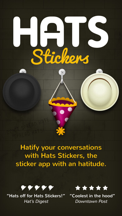 Emulate iPhone app Hats stickers using MyAndroid Emulate iPhone app Hats stickers using MyAndroid