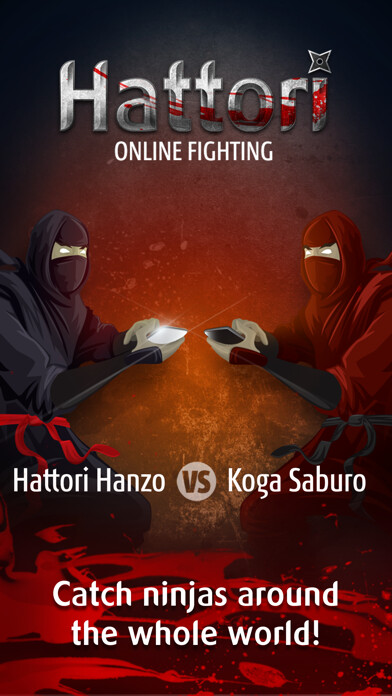 Emulate iPhone app Hattori - PVP ninja samurai shuriken battle using MyAndroid