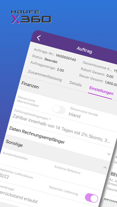 Emulate iPhone app Haufe X360 using MyAndroid