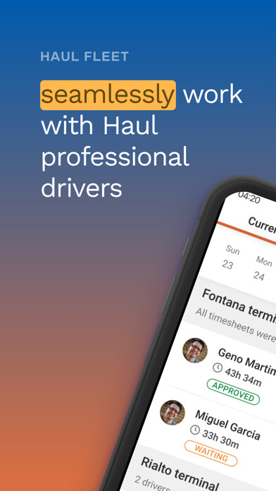 Emulate iPhone app Haul Fleet using MyAndroid Emulate iPhone app Haul Fleet using MyAndroid