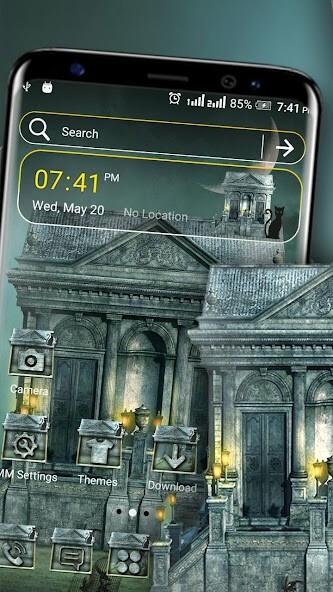 Run android online APK Haunted House Launcher Theme from MyAndroid or emulate Haunted House Launcher Theme using MyAndroid