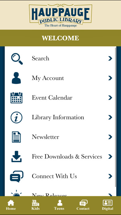 Emulate iPhone app Hauppauge Public Library using MyAndroid Emulate iPhone app Hauppauge Public Library using MyAndroid