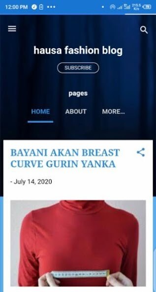 Run android online APK hausa fashion blog from MyAndroid or emulate hausa fashion blog using MyAndroid