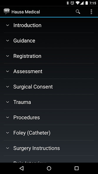 Run android online APK Hausa Medical Phrases from MyAndroid or emulate Hausa Medical Phrases using MyAndroid