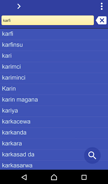Run android online APK Hausa Turkish dictionary from MyAndroid or emulate Hausa Turkish dictionary using MyAndroid
