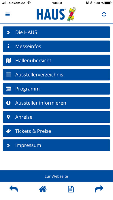 Emulate iPhone app HAUS Dresden using MyAndroid Emulate iPhone app HAUS Dresden using MyAndroid