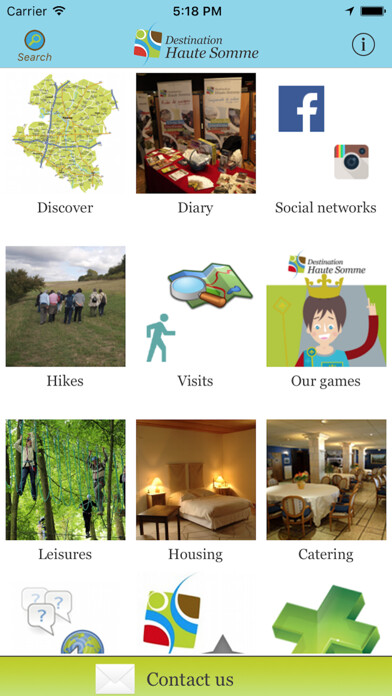Emulate iPhone app Haute-Somme Tourism Office using MyAndroid