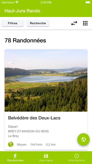 Emulate iPhone app Haut-Jura Rando using MyAndroid Emulate iPhone app Haut-Jura Rando using MyAndroid