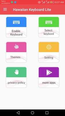 Emulate Android APK Hawaiian Keyboard Lite Emulate Android APK Hawaiian Keyboard Lite