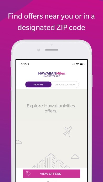 Emulate iPhone app HawaiianMiles Marketplace using MyAndroid