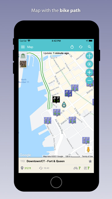 Emulate iPhone app Hawaii Bikes using MyAndroid