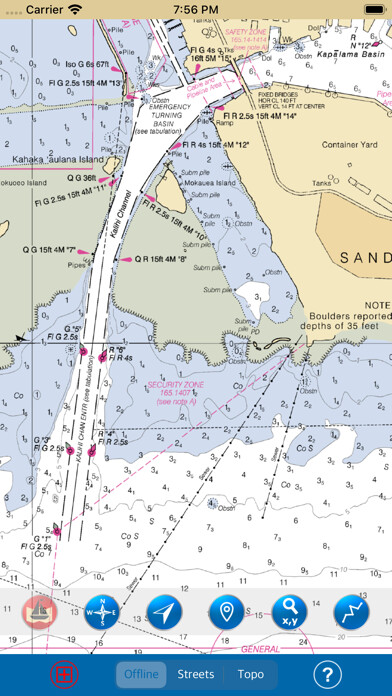 Emulate iPhone app HAWAII ISLANDS – Marine Map using MyAndroid Emulate iPhone app HAWAII ISLANDS – Marine Map using MyAndroid