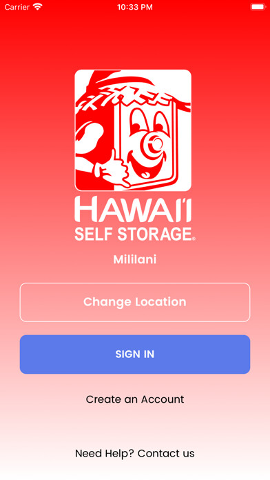 Emulate iPhone app Hawaii Self Storage using MyAndroid Emulate iPhone app Hawaii Self Storage using MyAndroid