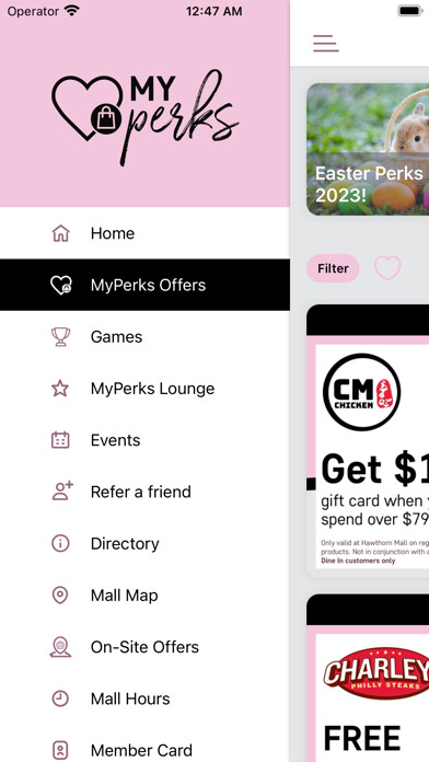 Emulate iPhone app Hawthorn MyPerks using MyAndroid Emulate iPhone app Hawthorn MyPerks using MyAndroid