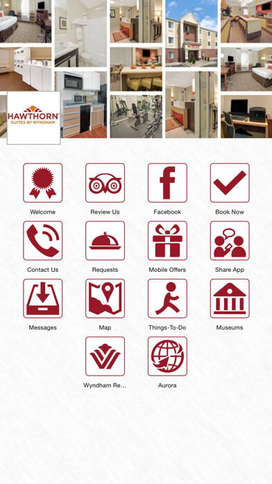 Emulate iPhone app Hawthorn Suites Denver using MyAndroid