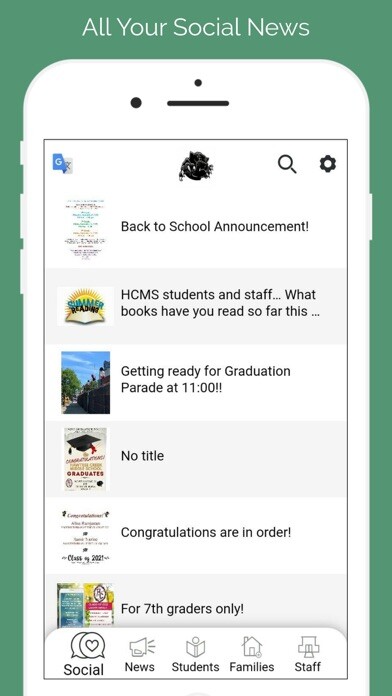 Emulate iPhone app Hawtree Creek Middle School using MyAndroid Emulate iPhone app Hawtree Creek Middle School using MyAndroid