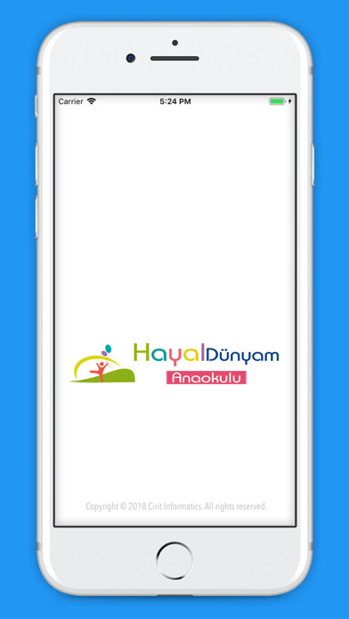 Emulate iPhone app Hayal Dünyam Anaokulu using MyAndroid