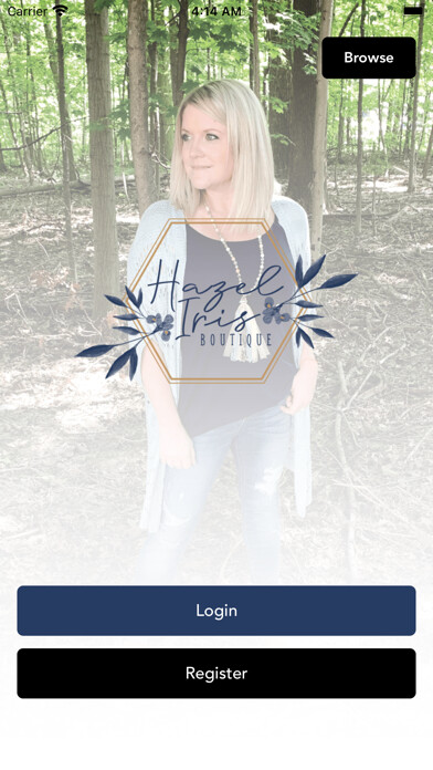 Emulate iPhone app Hazel Iris Boutique using MyAndroid Emulate iPhone app Hazel Iris Boutique using MyAndroid