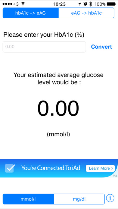Emulate iPhone app HbA1c using MyAndroid Emulate iPhone app HbA1c using MyAndroid