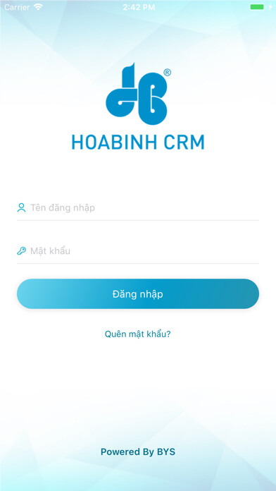 Emulate iPhone app HBC CRM using MyAndroid