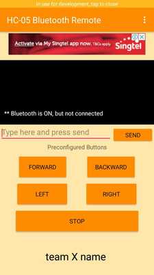 Emulate Android APK HC-05 Bluetooth Remote