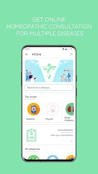 Run android online APK HCare:Online Homeopathy doctor Consult  Medicine from MyAndroid or emulate HCare:Online Homeopathy doctor Consult  Medicine using MyAndroid