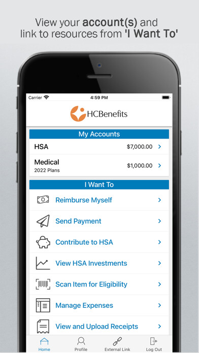 Emulate iPhone app HCBenefits FSA, HRA, HSA using MyAndroid Emulate iPhone app HCBenefits FSA, HRA, HSA using MyAndroid