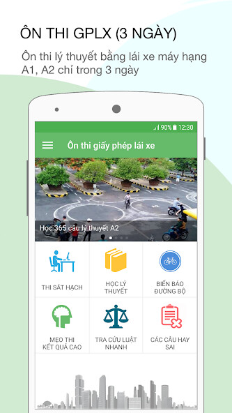 Run android online APK Học bằng lái xe máy from MyAndroid or emulate Học bằng lái xe máy using MyAndroid
