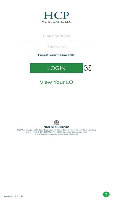 Emulate iPhone app HCP Mortgage using MyAndroid