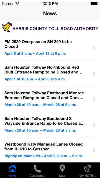 Emulate iPhone app HC Toll Road Authority using MyAndroid Emulate iPhone app HC Toll Road Authority using MyAndroid