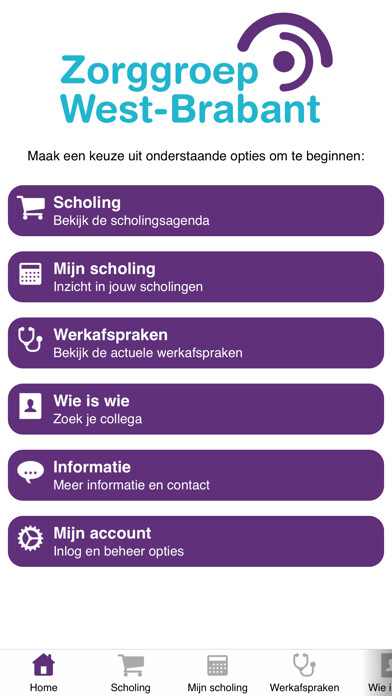 Emulate iPhone app HCWB Scholing using MyAndroid