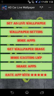 Emulate Android APK HD Car Live Wallpaper Emulate Android APK HD Car Live Wallpaper