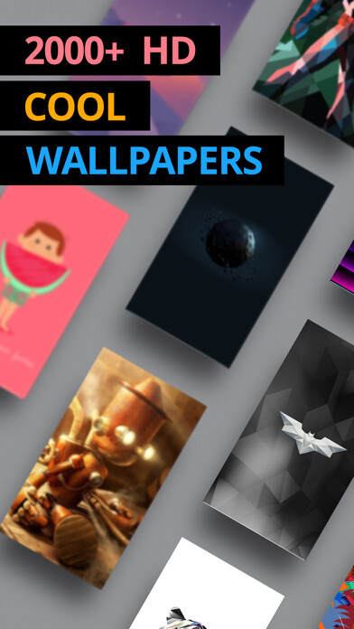 Emulate iPhone app HD Free Wallpapers using MyAndroid